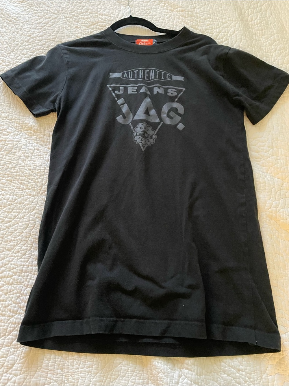 Jag Jeans Kids Black Graphic Tee - Authentic Jeans size XL